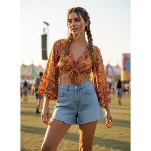 Madewell Perfect Mid‑Length Jean Shorts Size 26